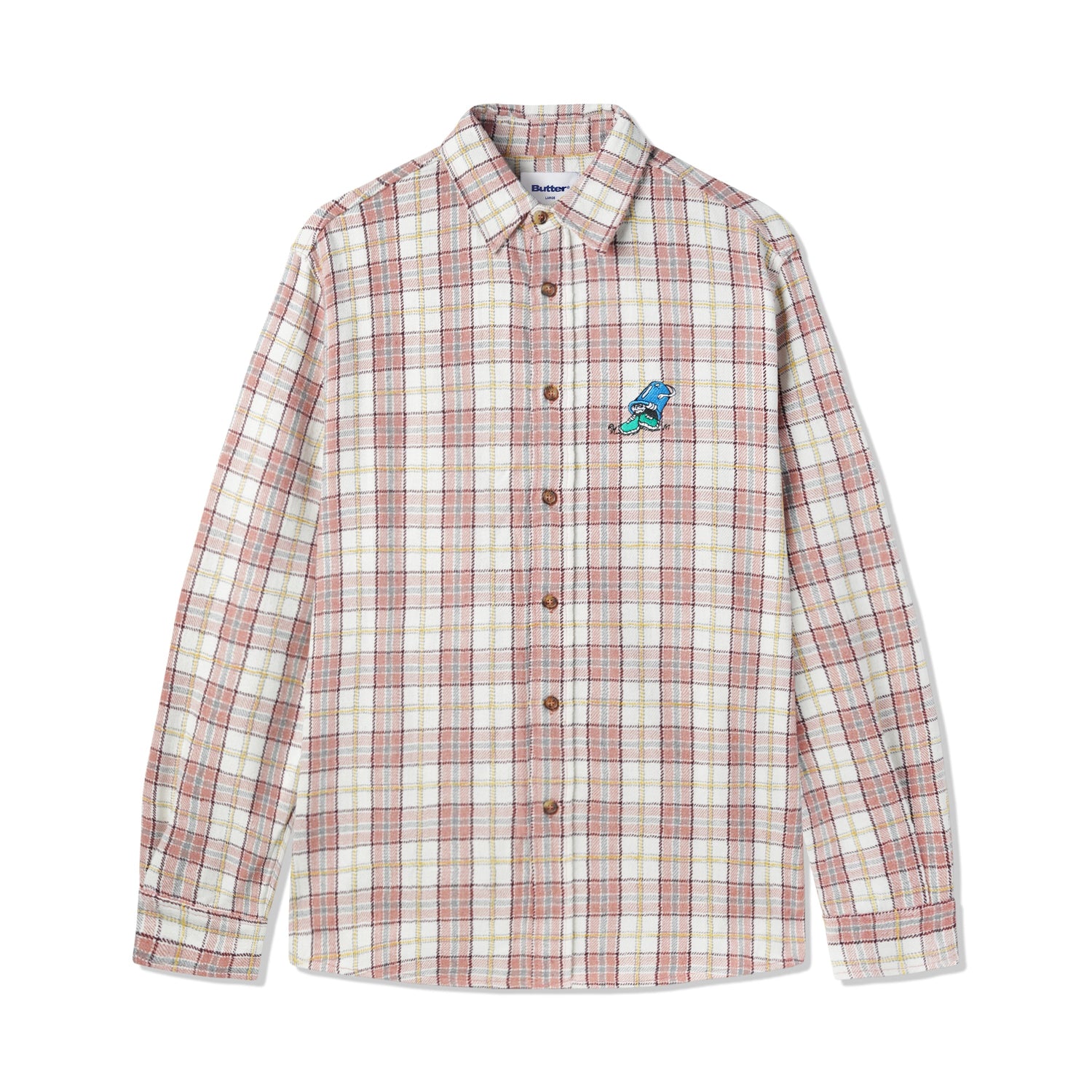 Bucket Plaid Shirt, Red