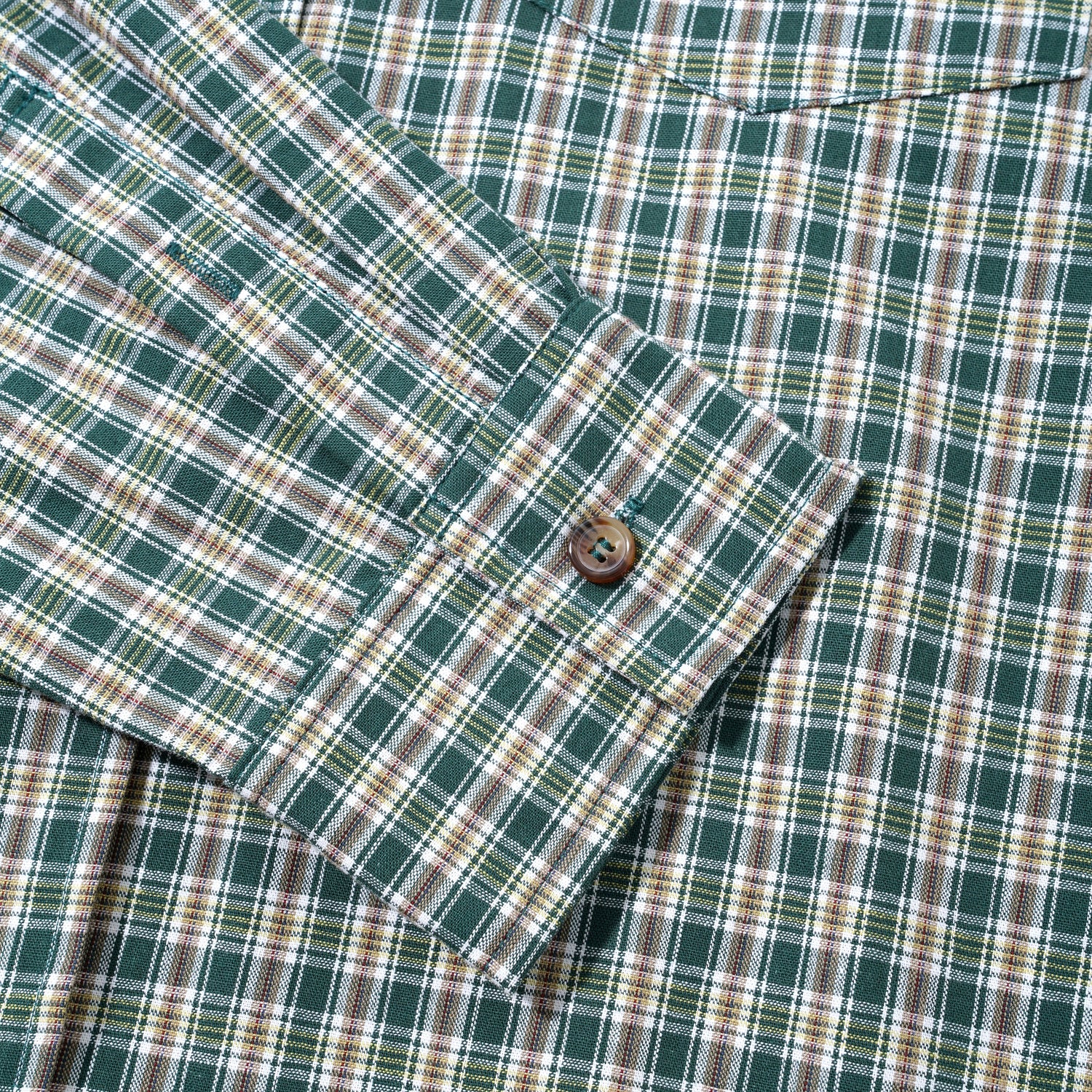 Bug Out Plaid Shirt, Forest Green