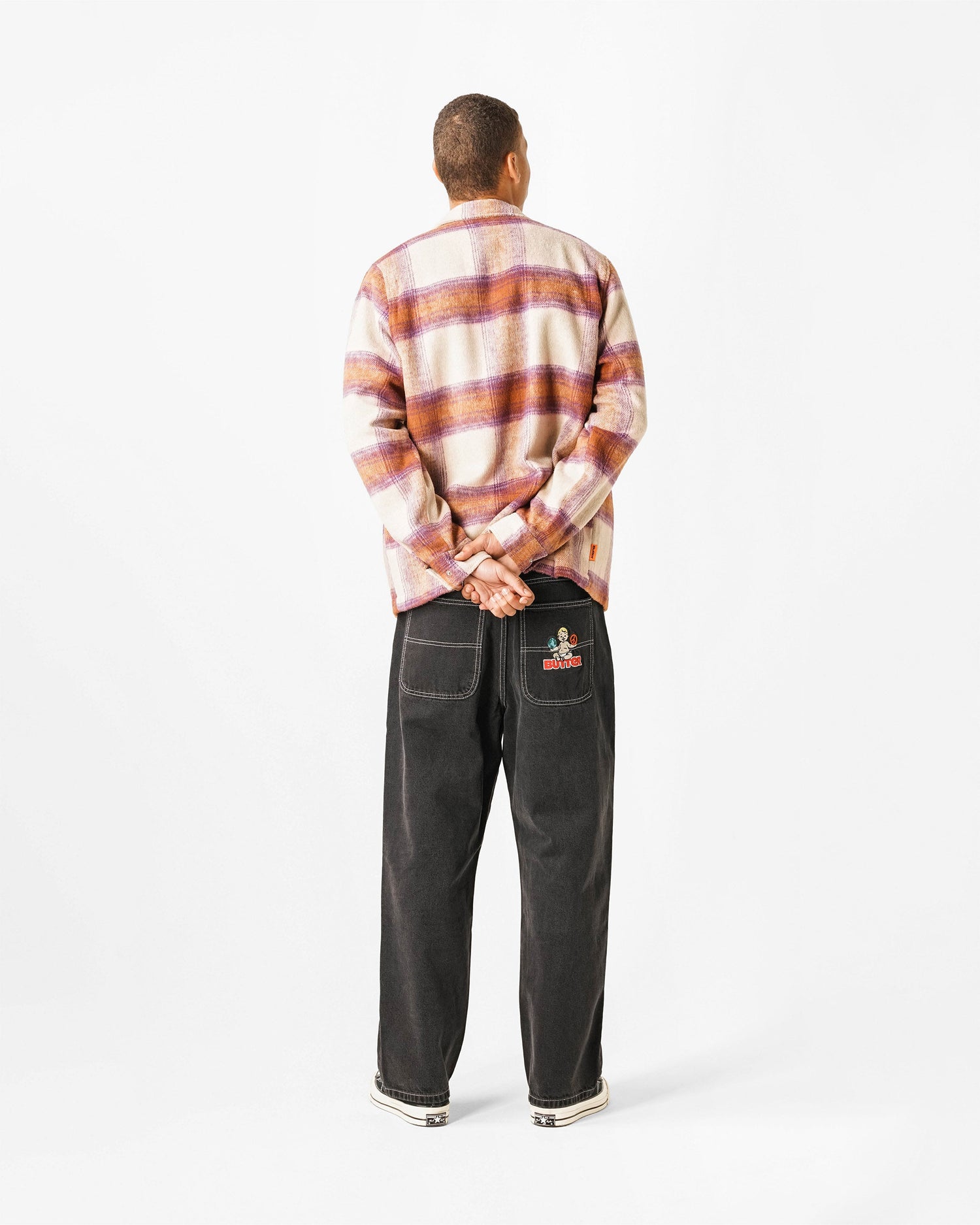 Heavy Weight Flannel Overshirt, Wheat / Moss