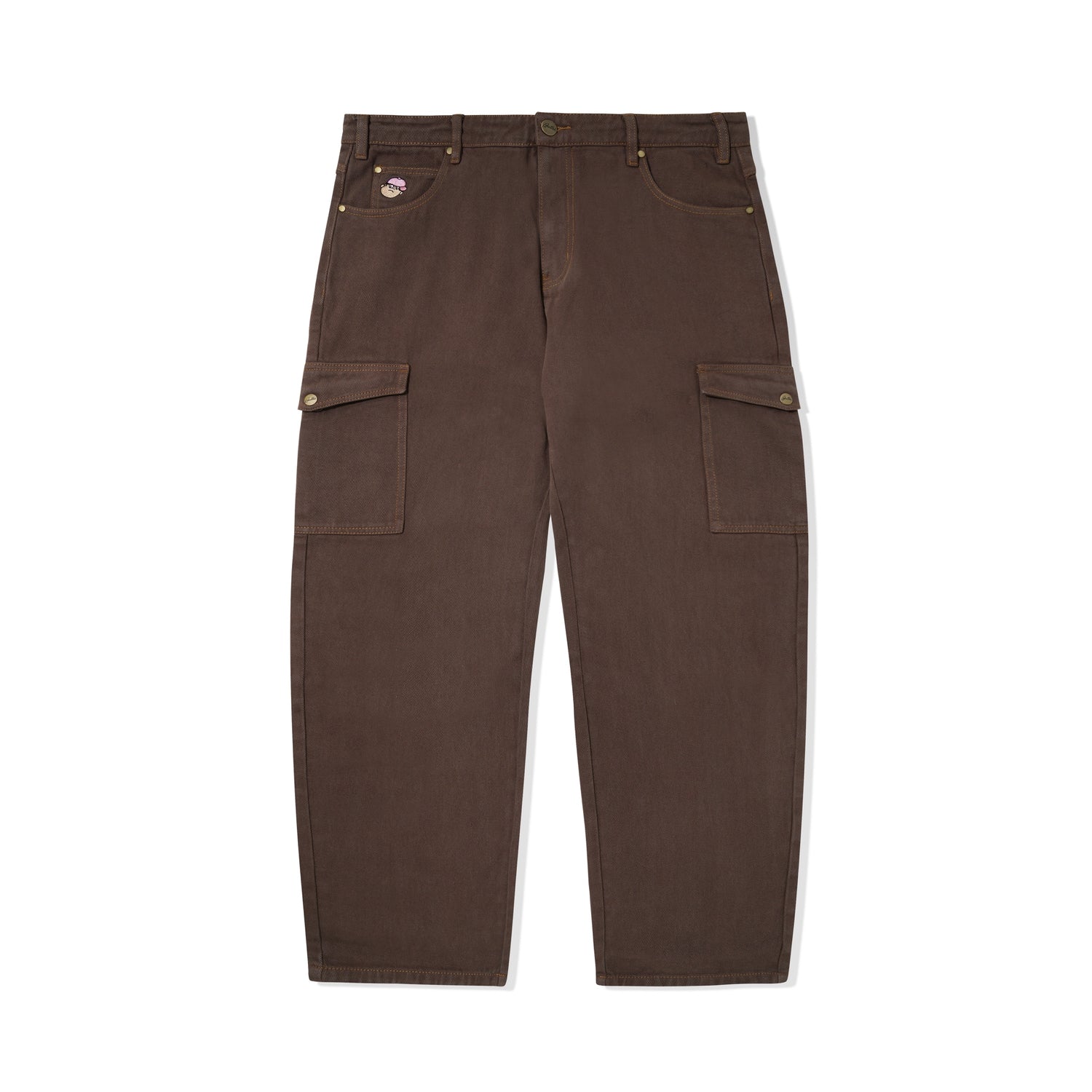 Santosuosso Cargo Denim Jeans, Brown