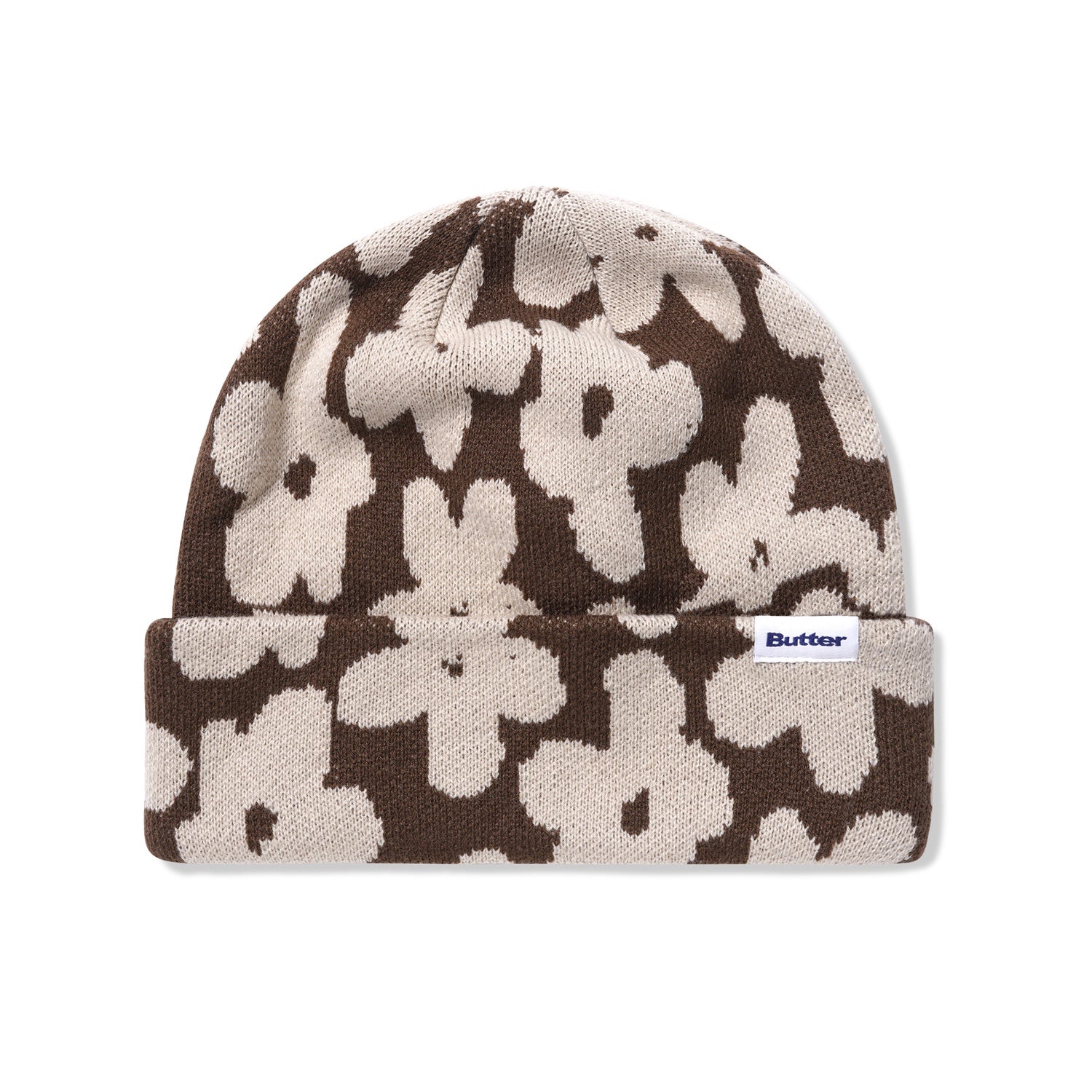 LV Patch Beanie (Leopard/Grey)