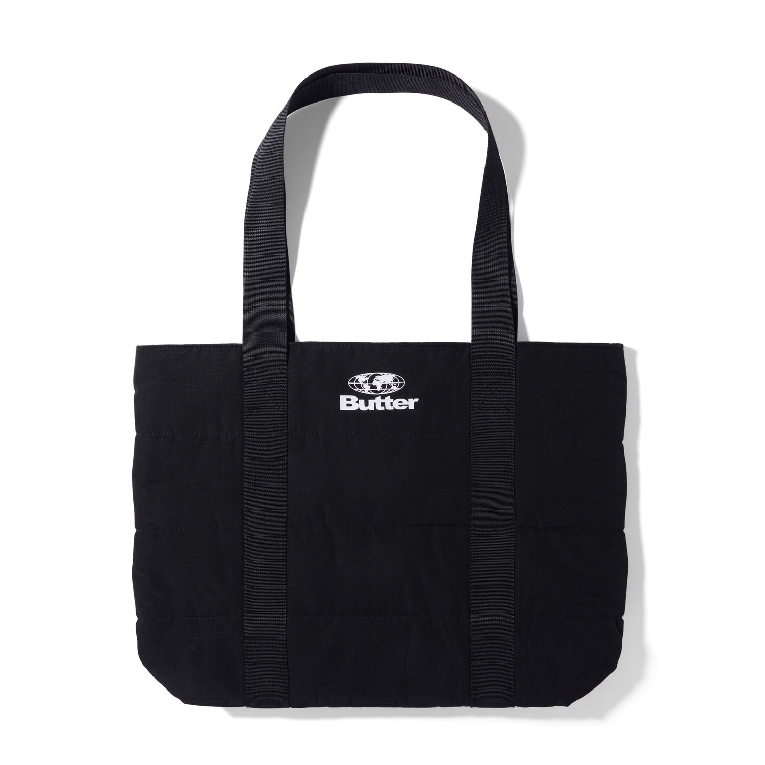 Ripstop Puffer Tote Bag, Black