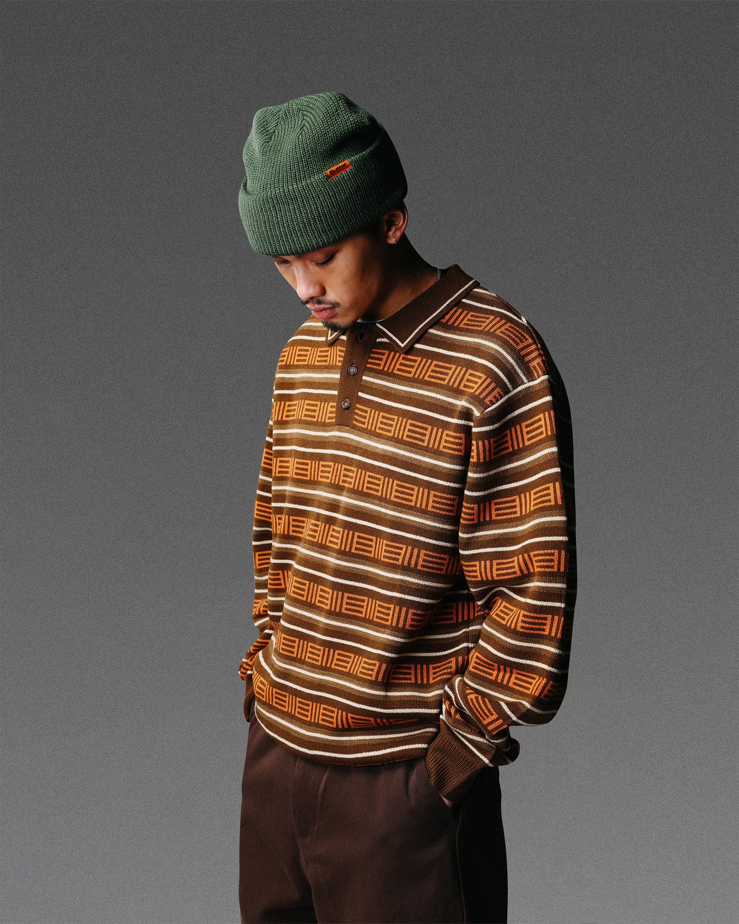 Windsor Knitted Sweater, Brown / Tan