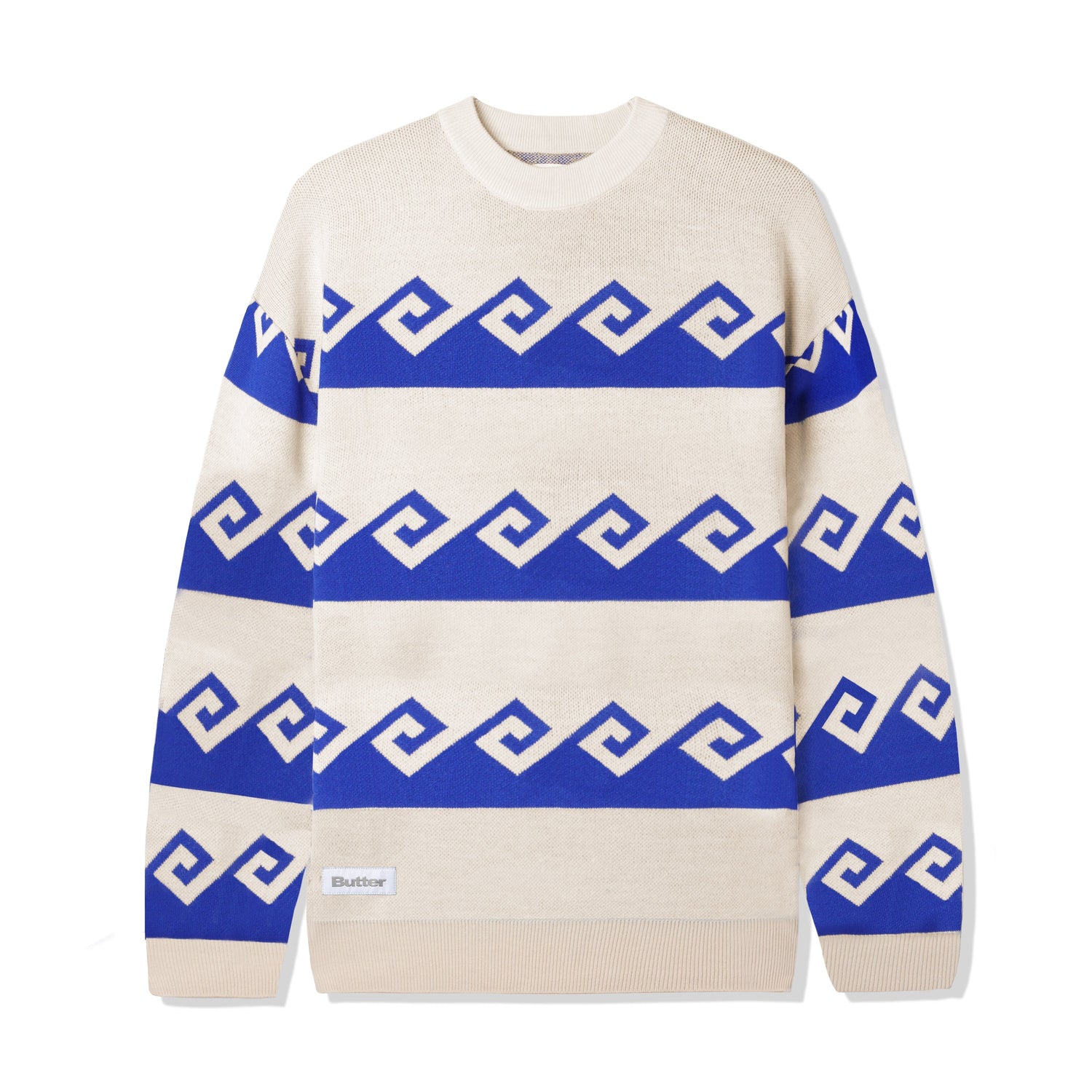 Waves Knit Sweater, Cream